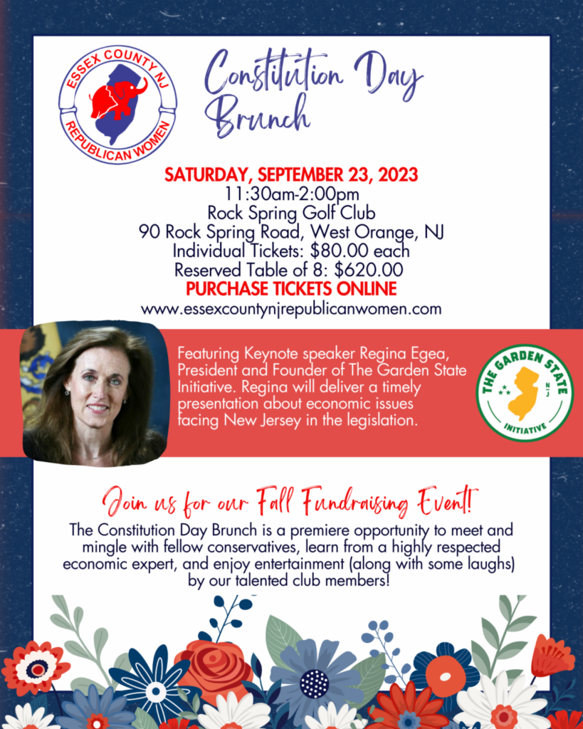 Essex County Republican Women Constitution Day Brunch New Jersey